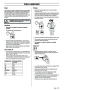 Husqvarna 3120XP Chainsaw Owners Manual, 2001,2002,2003,2004 page 25