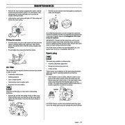 Husqvarna 3120XP Chainsaw Owners Manual, 2001,2002,2003,2004 page 31