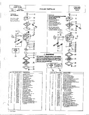 Poulan Micro 25 XXV Chainsaw Parts List page 1