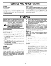 Poulan Pro Owners Manual, 2005 page 18