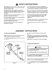 Toro 51576 Super Blower Vac Owners Manual, 1994 page 2