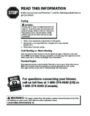Toro 51984 Powervac Gas-Powered Blower Owners Manual, 2010 page 2