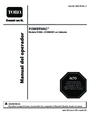 Toro 51984 Powervac Gas-Powered Blower Owners Manual, 2010 page 49