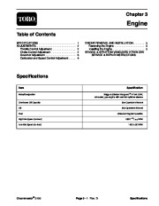 Toro 92784SL Rev E Service Manual Greensmaster 3100 3050 Preface Publications Service page 13