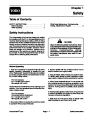 Toro 92784SL Rev E Service Manual Greensmaster 3100 3050 Preface Publications Service page 5