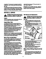 MTD Cub Cadet 826 SWE 1130 SWE Snow Blower Owners Manual page 12