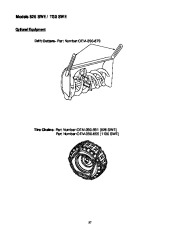 MTD Cub Cadet 826 SWE 1130 SWE Snow Blower Owners Manual page 27