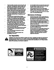 MTD Cub Cadet 826 SWE 1130 SWE Snow Blower Owners Manual page 4