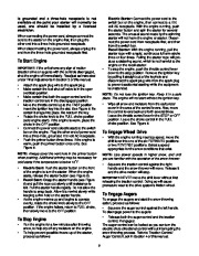 MTD Cub Cadet 826 SWE 1130 SWE Snow Blower Owners Manual page 9