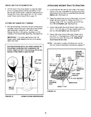 Craftsman 486.248391 Craftsman 42-inch 2 stage Snow Thrower Tractor Attachment Owners Manual page 16