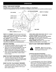 Craftsman 486.248391 Craftsman 42-inch 2 stage Snow Thrower Tractor Attachment Owners Manual page 18