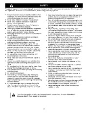 Craftsman 486.248391 Craftsman 42-inch 2 stage Snow Thrower Tractor Attachment Owners Manual page 3