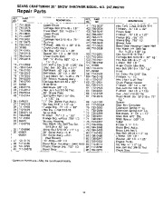 Craftsman 247.886700 Craftsman 26-Inch Snow Thrower Owners Manual page 21