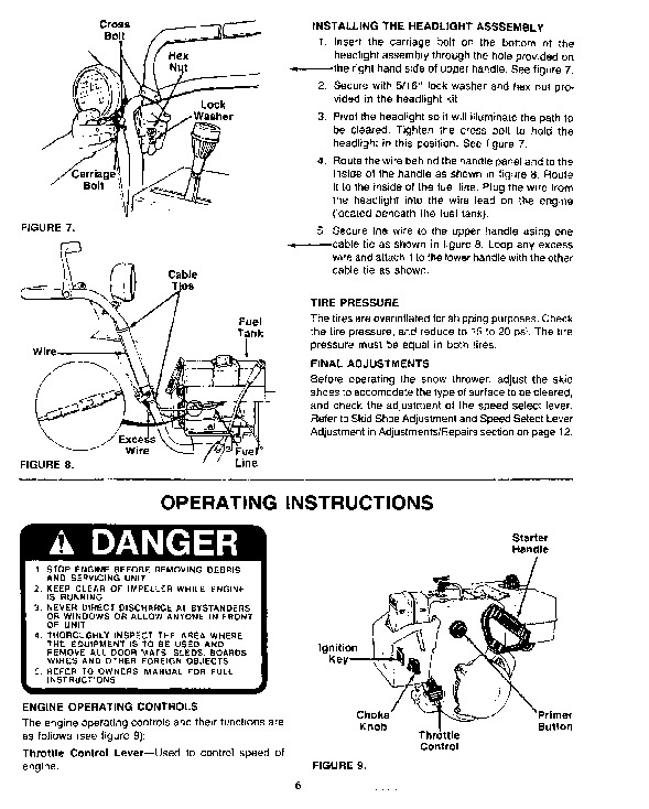 Craftsman 247.886700 26-Inch Snow Blower Owners Manual