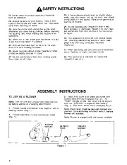 Toro 51571 Yard Blower Vac Owners Manual, 1992, 1993 page 2