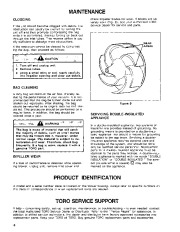 Toro 51571 Yard Blower Vac Owners Manual, 1992, 1993 page 6