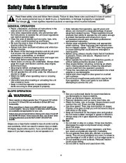 Simplicity 860 970 1060 1170 1180 1280 1390 DLX M E Snow Blower Owners Manual page 6