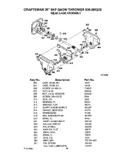 Craftsman 536.886260 Craftsman 26-Inch Snow Thrower Owners Manual page 33