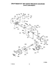 Craftsman 536.886260 Craftsman 26-Inch Snow Thrower Owners Manual page 34