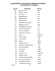 Craftsman 536.886260 Craftsman 26-Inch Snow Thrower Owners Manual page 39