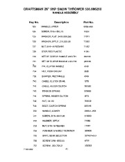 Craftsman 536.886260 Craftsman 26-Inch Snow Thrower Owners Manual page 41