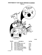 Craftsman 536.886260 Craftsman 26-Inch Snow Thrower Owners Manual page 45