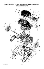 Craftsman 536.885202 Craftsman 21-Inch Snow Thrower Owners Manual page 28