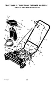 Craftsman 536.885202 Craftsman 21-Inch Snow Thrower Owners Manual page 32