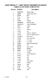 Craftsman 536.885202 Craftsman 21-Inch Snow Thrower Owners Manual page 33