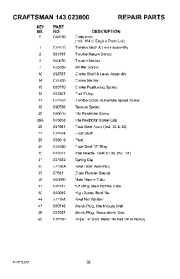 Craftsman 536.885202 Craftsman 21-Inch Snow Thrower Owners Manual page 38