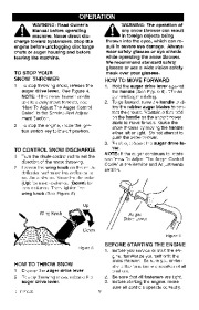 Craftsman 536.881500 Craftsman 22-Inch Snow Thrower Owners Manual page 9