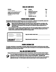 MTD Yard Man 600 Series Snow Blower Owners Manual page 2