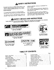 Toro 30935 20cc Hand Held Blower Owners Manual, 1991 page 2