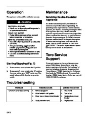 Toro 51586 Power Sweep Blower Owners Manual, 1997 page 8