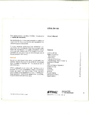 STIHL Owners Manual page 2