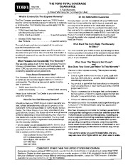 Toro 62901 Gas Blower Vacuum Owners Manual, 1996, 1997, 1998 page 29