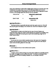 Toro Reel Mower TERMINOLOGY DEFINITION TERMS Aerate Process Coring Spiking Slicing Other Methods page 12