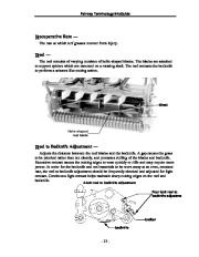 Toro Reel Mower TERMINOLOGY DEFINITION TERMS Aerate Process Coring Spiking Slicing Other Methods page 13