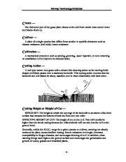 Toro Reel Mower TERMINOLOGY DEFINITION TERMS Aerate Process Coring Spiking Slicing Other Methods page 6