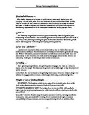 Toro Reel Mower TERMINOLOGY DEFINITION TERMS Aerate Process Coring Spiking Slicing Other Methods page 9