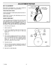 Craftsman C950-52930-0 Craftsman 31-Inch Dual Stage Snow Thrower Owners Manual page 25