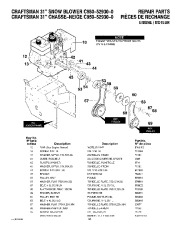 Craftsman C950-52930-0 Craftsman 31-Inch Dual Stage Snow Thrower Owners Manual page 33