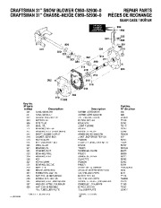 Craftsman C950-52930-0 Craftsman 31-Inch Dual Stage Snow Thrower Owners Manual page 37