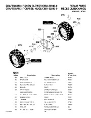 Craftsman C950-52930-0 Craftsman 31-Inch Dual Stage Snow Thrower Owners Manual page 40