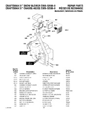 Craftsman C950-52930-0 Craftsman 31-Inch Dual Stage Snow Thrower Owners Manual page 41