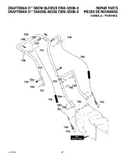 Craftsman C950-52930-0 Craftsman 31-Inch Dual Stage Snow Thrower Owners Manual page 42