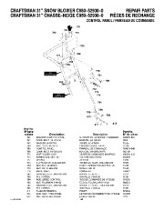 Craftsman C950-52930-0 Craftsman 31-Inch Dual Stage Snow Thrower Owners Manual page 44