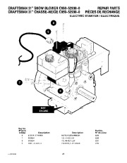 Craftsman C950-52930-0 Craftsman 31-Inch Dual Stage Snow Thrower Owners Manual page 45