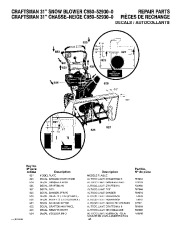 Craftsman C950-52930-0 Craftsman 31-Inch Dual Stage Snow Thrower Owners Manual page 48