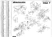 McCulloch Titan 7 Chainsaw Service Parts List page 1